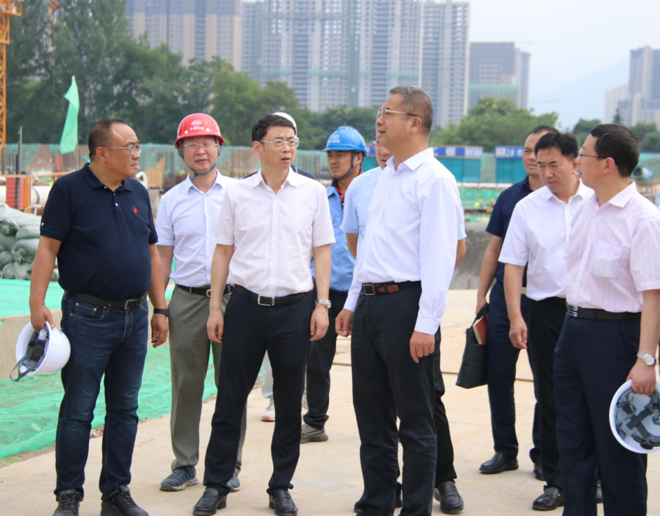宝鸡市市长视察宝鸡市中医医院分院建设项目
